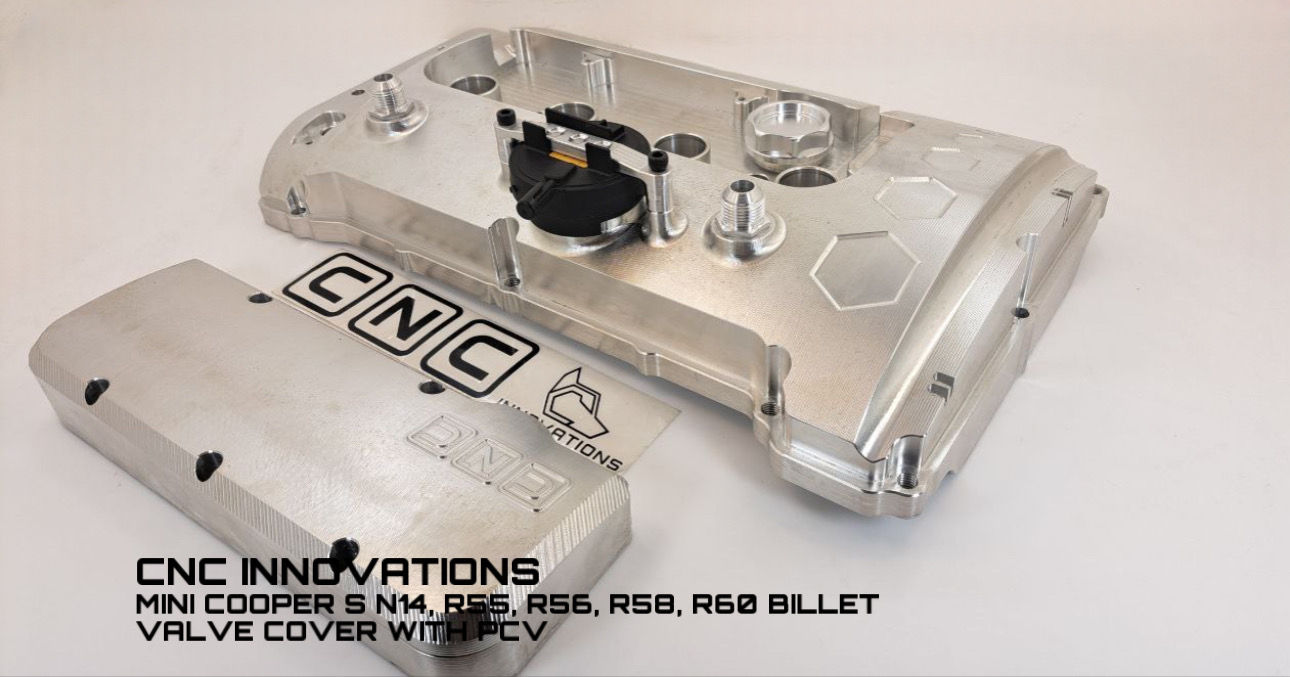 MINI COOPER S N14, R55, R56, R58, R60 BILLET VALVE COVER WITH PCV