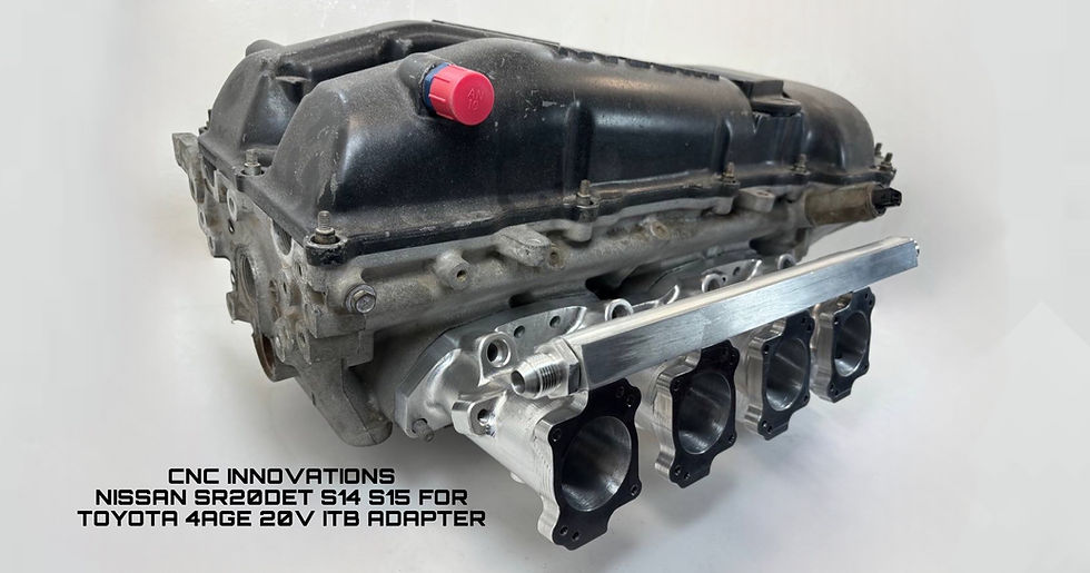 Thumbnail: NISSAN SR20DET S14 S15 FOR TOYOTA 4AGE 20V ITB ADAPTER