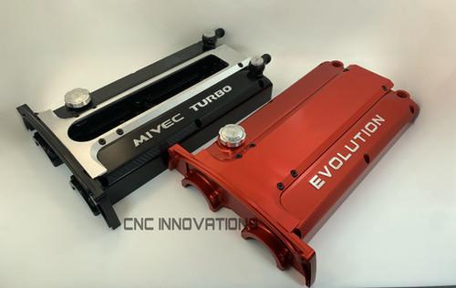 MITSUBISHI 4G63 MIVEC TURBO EVO 9 BILLET VALVE COVER | CNC INNOVATIONS