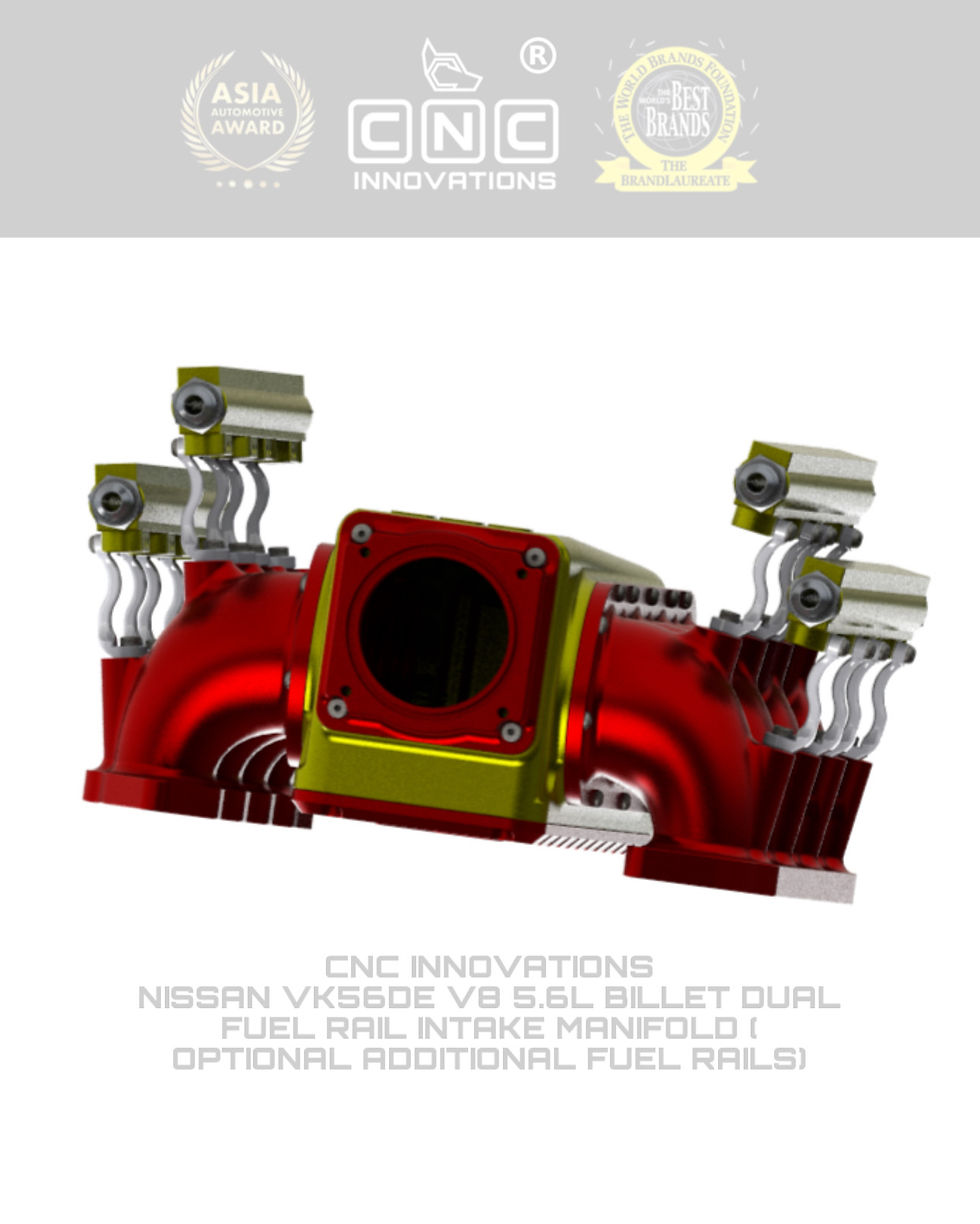 Thumbnail: NISSAN VK56DE V8 5.6L BILLET DUAL FUEL RAIL INTAKE MANIFOLD ( OPTIONAL ADDITIONA