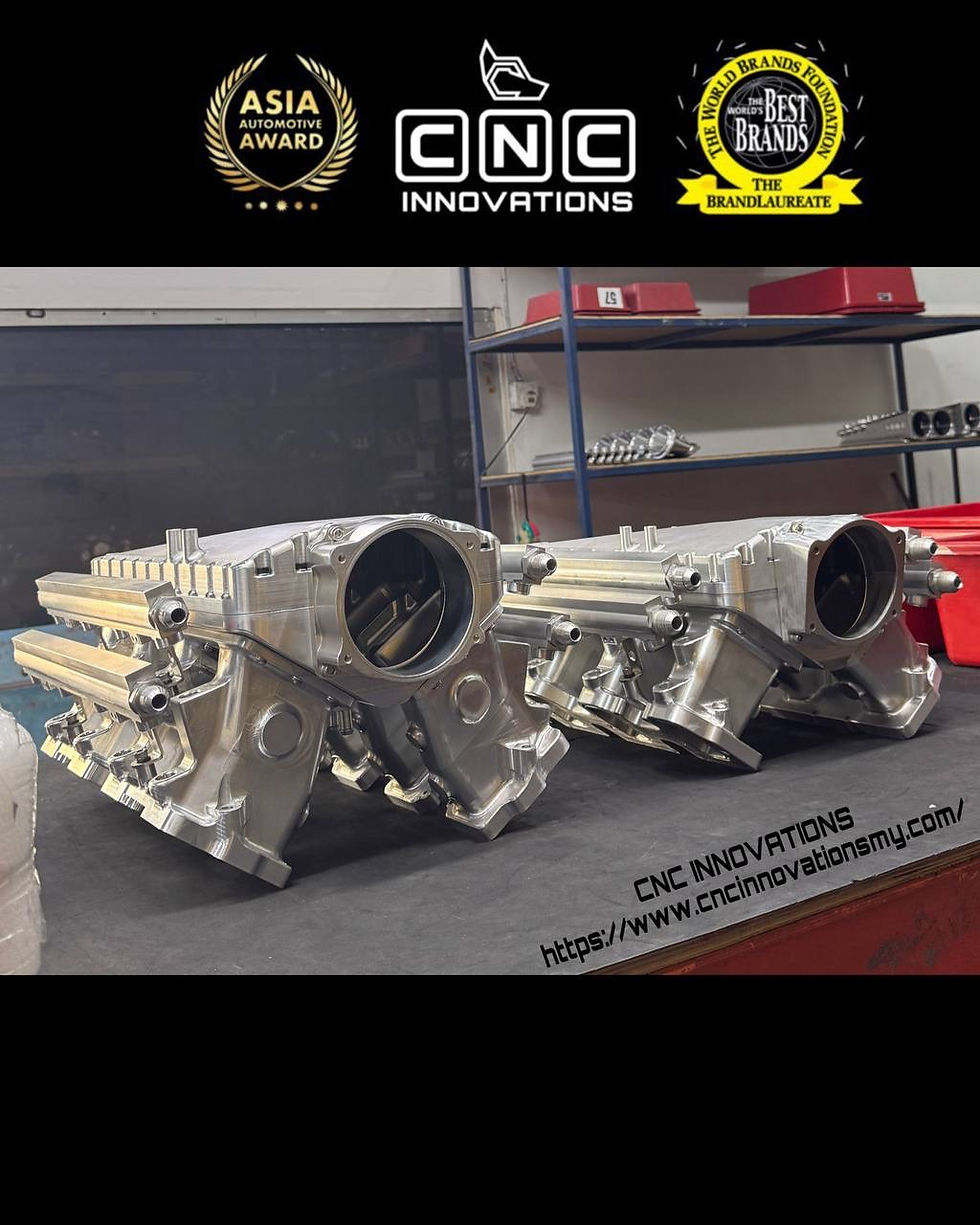 Thumbnail: LS3 L92 SBC & CHEVY V8 GEN 3 & 4 LS-BASED TALL VERSION BILLET INTAKE MANIFOLD 