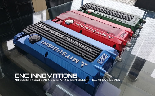 MITSUBISHI 4G63 EVO 1, 2 & 3, VR4 & DSM BILLET TALL VALVE COVER