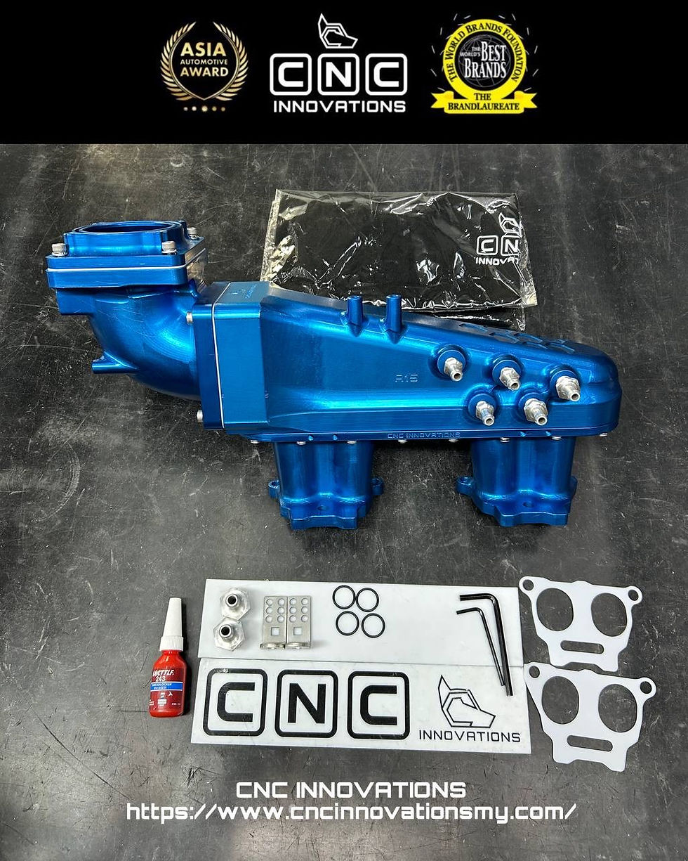 Thumbnail: NISSAN DATSUN A15 BILLET SIDE-FEED WITH 90 DEGREE TB ADAPTER INTAKE MANIFOLD
