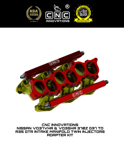 NISSAN VQ37VHR & VQ35HR 370Z G37 TO R35 GTR INTAKE TWIN INJECTORS