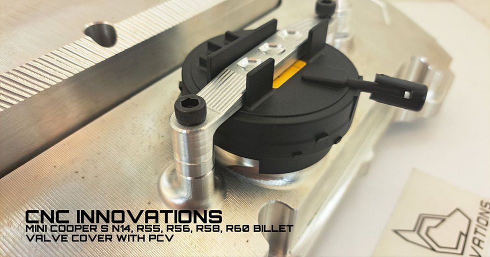 Thumbnail: MINI COOPER S N14, R55, R56, R58, R60 BILLET VALVE COVER WITH PCV