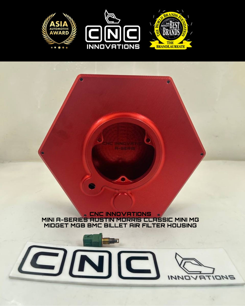 Thumbnail: MINI A-SERIES AUSTIN MORRIS CLASSIC MINI MG MIDGET MGB BMC BILLET AIR FILTER HOU