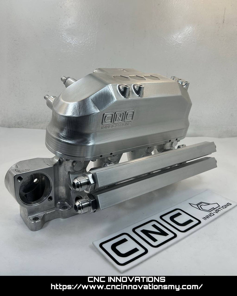 Thumbnail: MITSUBISHI 4G15 MMC CENTER-FEED BILLET INTAKE MANIFOLD
