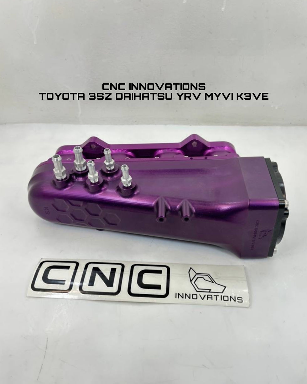 Thumbnail: TOYOTA 3SZ DAIHATSU YRV MYVI K3VE SMALL BILLET SIDEFEED INTAKE MANIFOLD