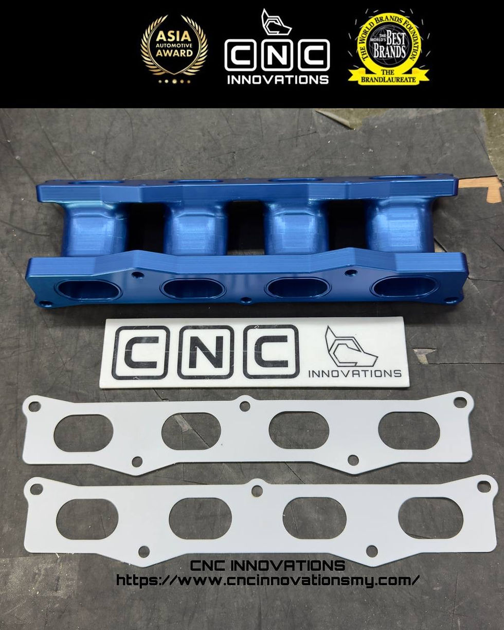 Thumbnail: NISSAN MR18DE MR20DE 1.8L LIVINA VERSA CUBE INTAKE MANIFOLD ANGLED UP ADAPTER 