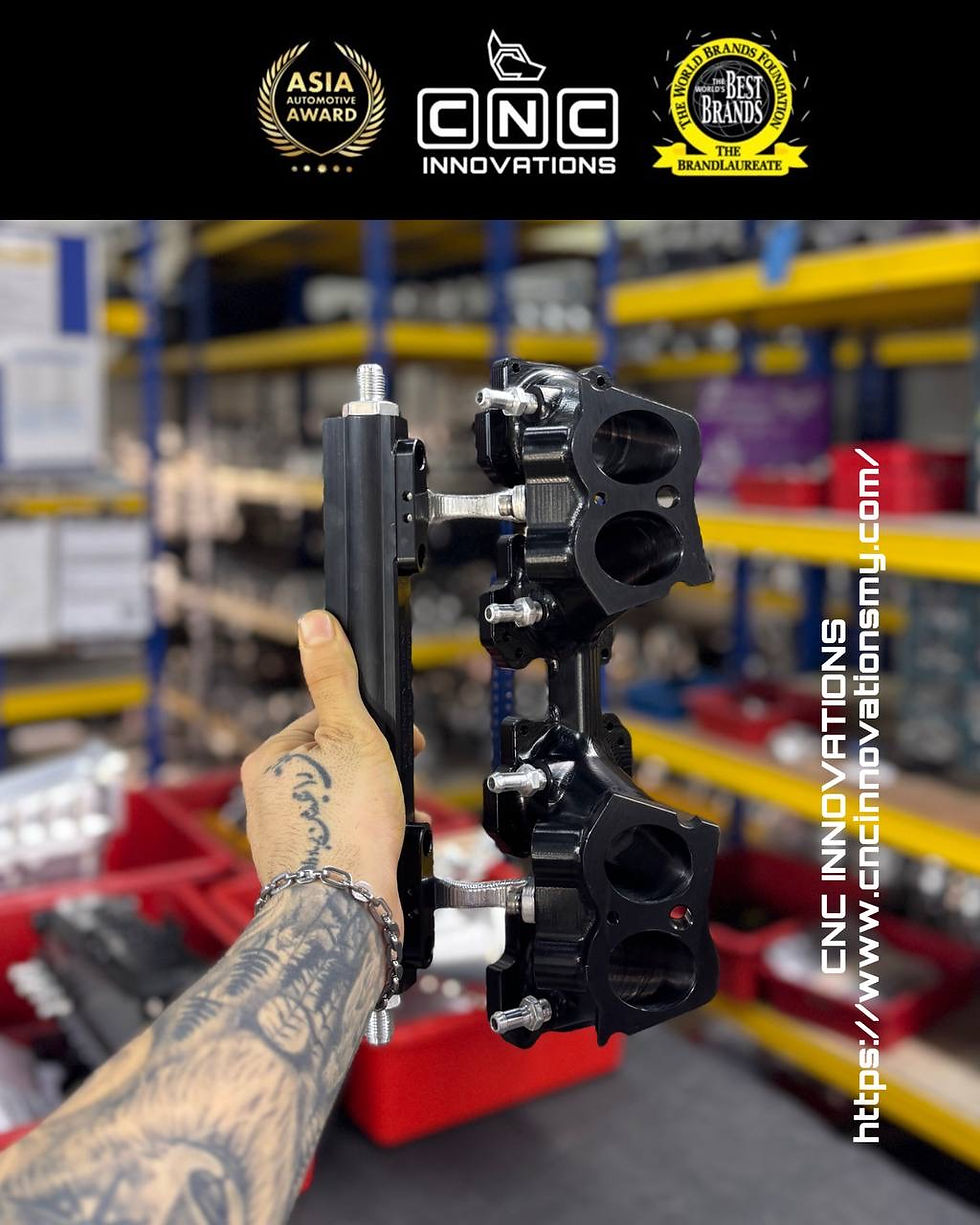 Thumbnail: TOYOTA 3K 4K & 5K STARLET KP6 TO TOYOTA 4AGE 20V ITB ADAPTER WITH TOP-FEED FUEL