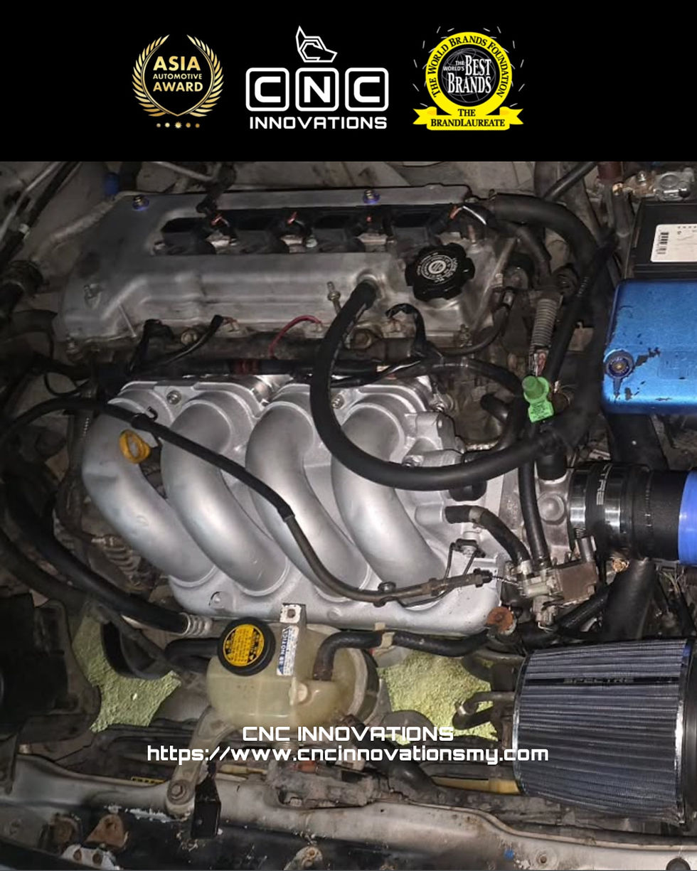 Thumbnail: TOYOTA 2ZZ 2ZZ-GE INTAKE MANIFOLD ON 1ZZ 1ZZ-FE ENGINE BILLET ADAPTER