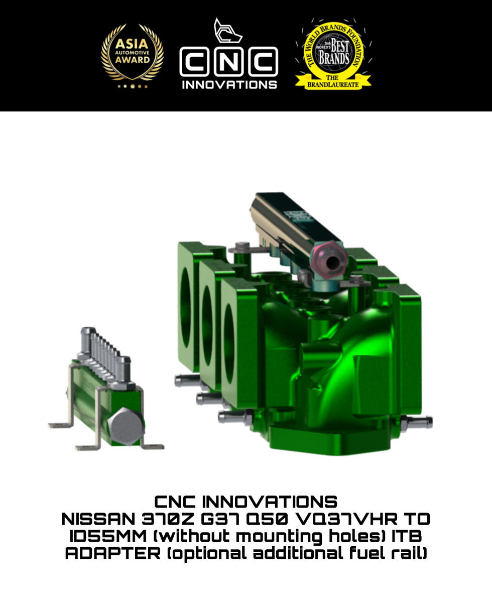 Thumbnail: NISSAN 370Z G37 Q50 VQ37VHR TO ID55MM (without mounting holes) ITB ADAPTER (opti