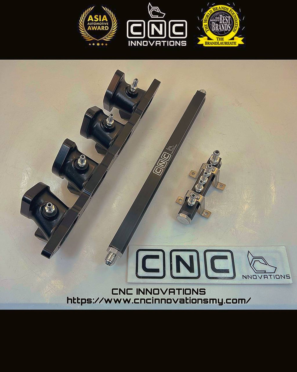 Thumbnail: TOYOTA 2RZ 3RZ 2RZ-FE 3RZ-FE 4 PORTS TO 48MM DCOE WEBER BILLET ADAPTER 