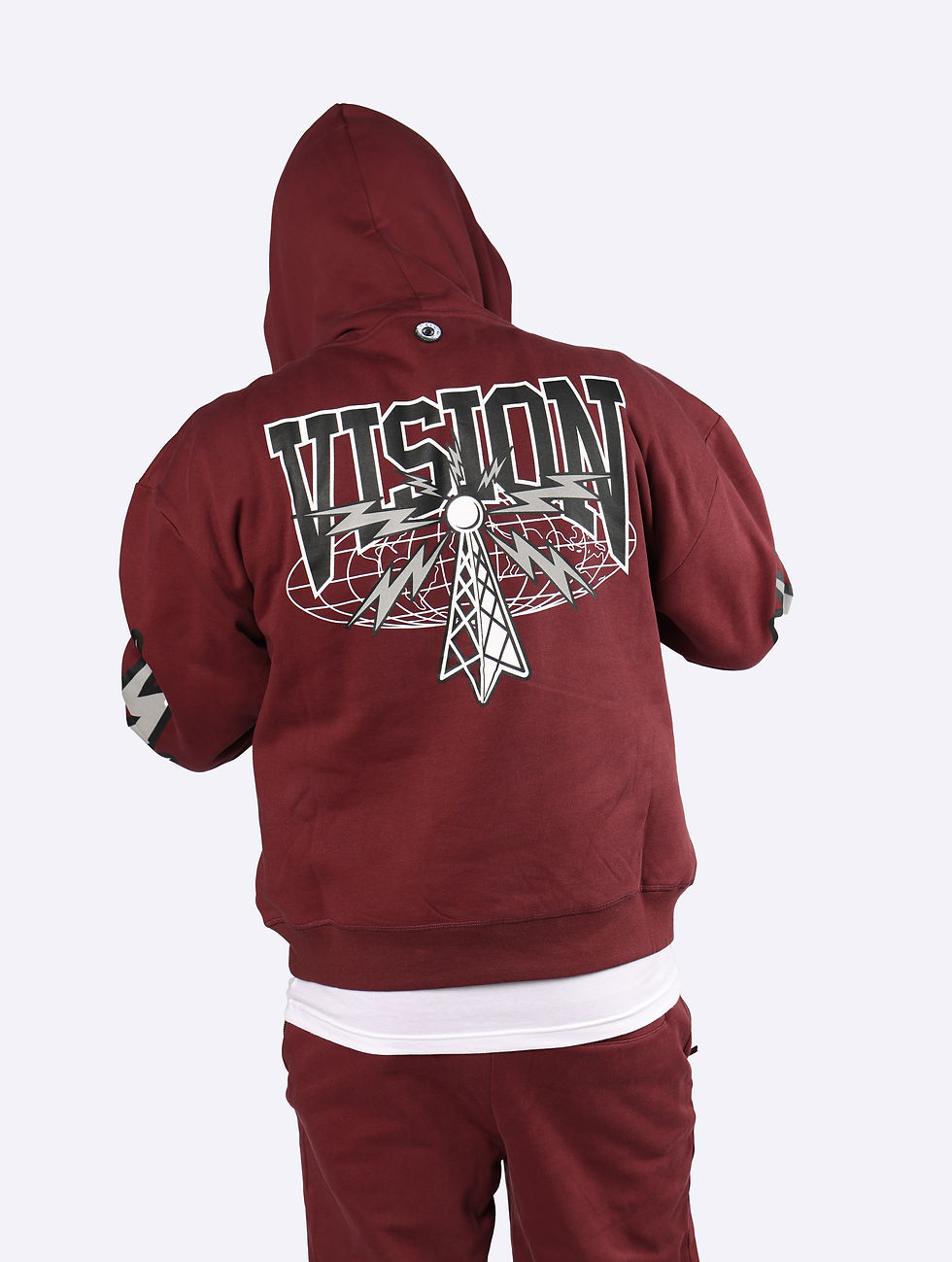 Thumbnail: VISION ENERGY HOODIE BURGUNDY