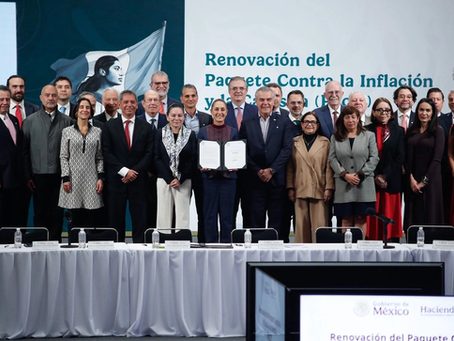 Se renueva Paquete Contra la Inflación y Carestía PACIC