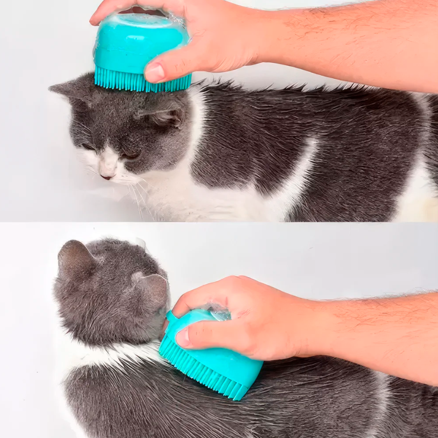 Miniatura: Escova Porta Shampoo de Banho Pet