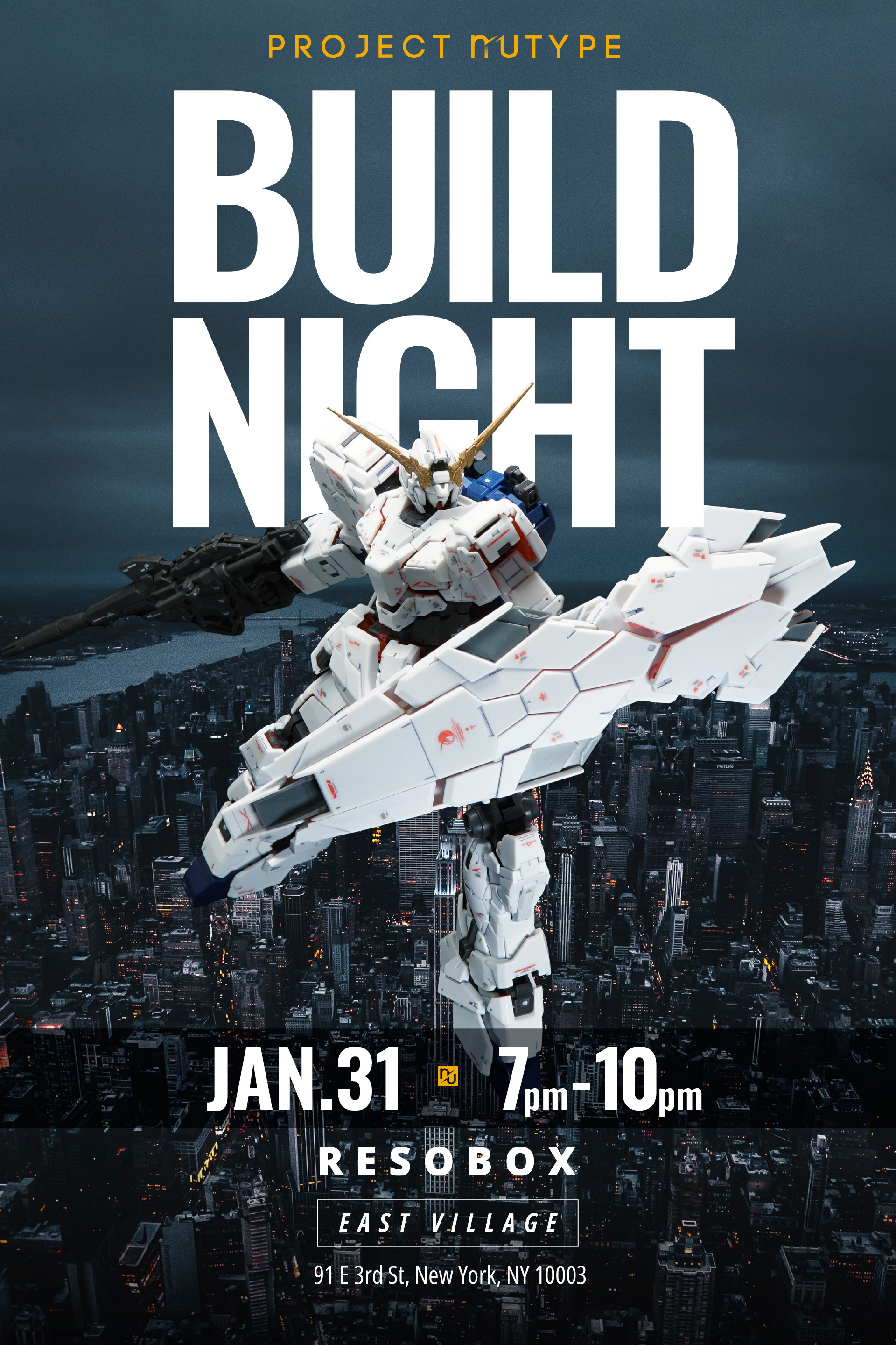 Model Build Night Resobox Gundam Build Night | Project Nutype