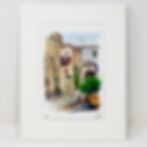 Acquerello Grafiche D'autore Paesaggio Matera Quadri Arte