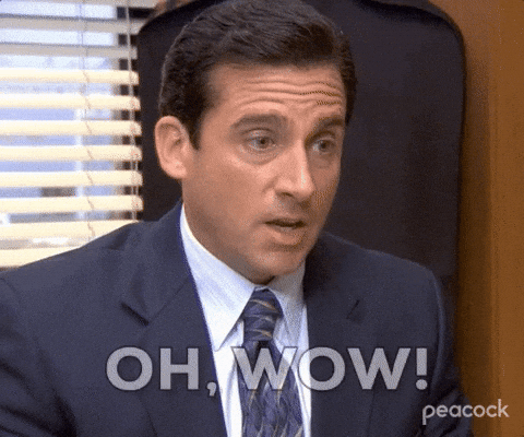 Season 4 Wow GIF by The Office.gif