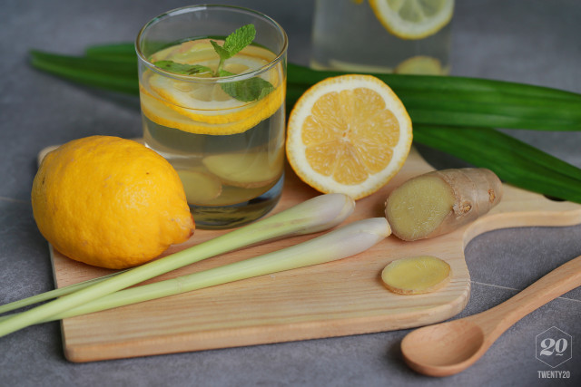 Arranged Food and Objects