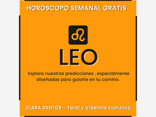 Horóscopo Semanal Leo | 22 - 28 Abril 2024