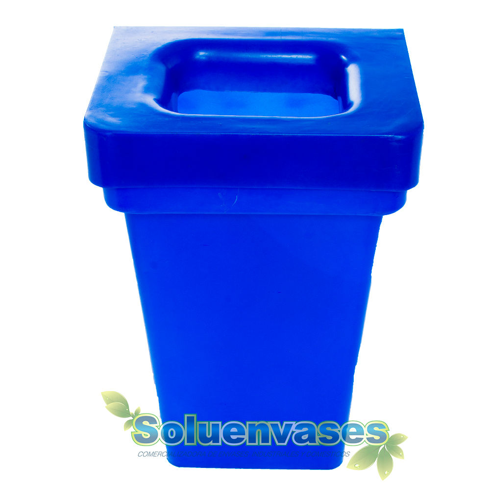 Caneca 50 lts tapa agujero rectangular