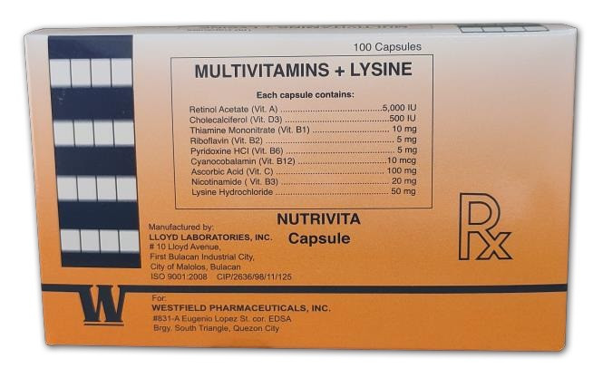 Multivitamins + Lysine
