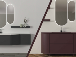 Linee diagonali o curve? Le nuove geometrie dell’arredo bagno su misura di GT Bagno