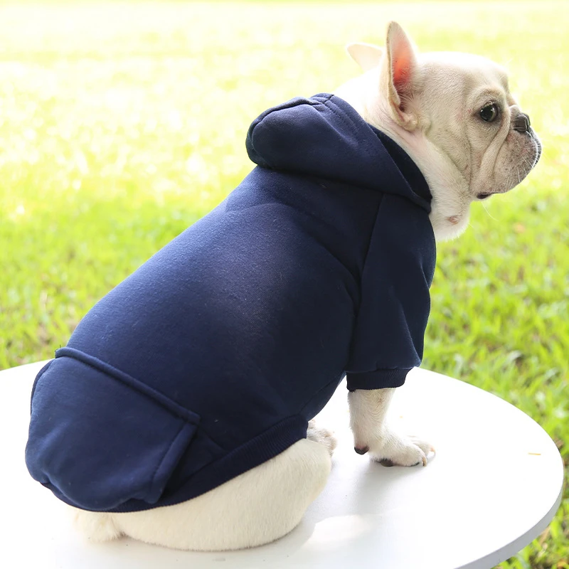 Thumbnail: Fashion Dog Clothing Autumn and Winter Small Pet Clothes Thickening Warm Solid C