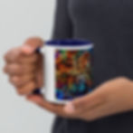 Thumbnail: Sip, Style, Smile: The Tangled Rainbow Pooch Mug!