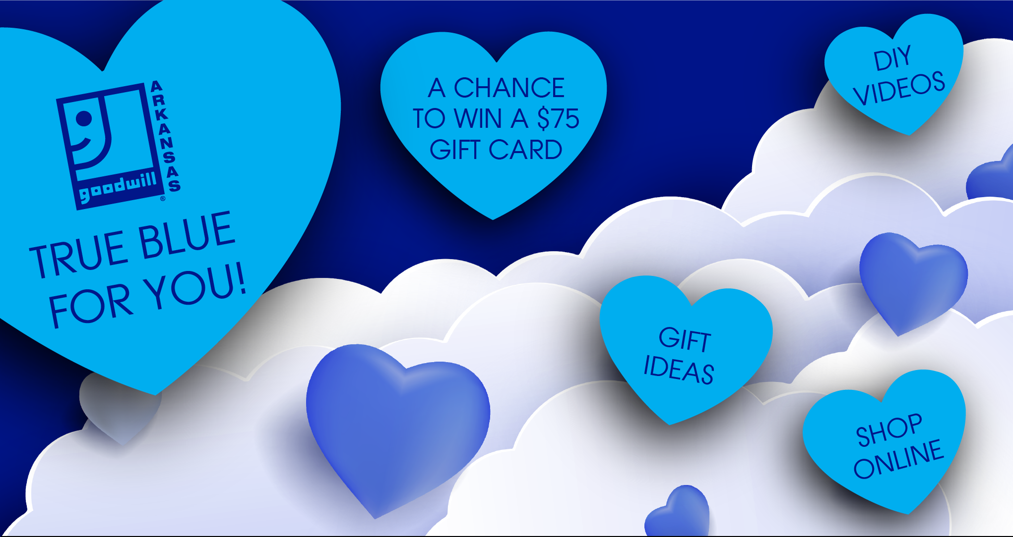 Goodwill Is True Blue For You | Valentine's Day Gift Contest | Win A Gift  Card