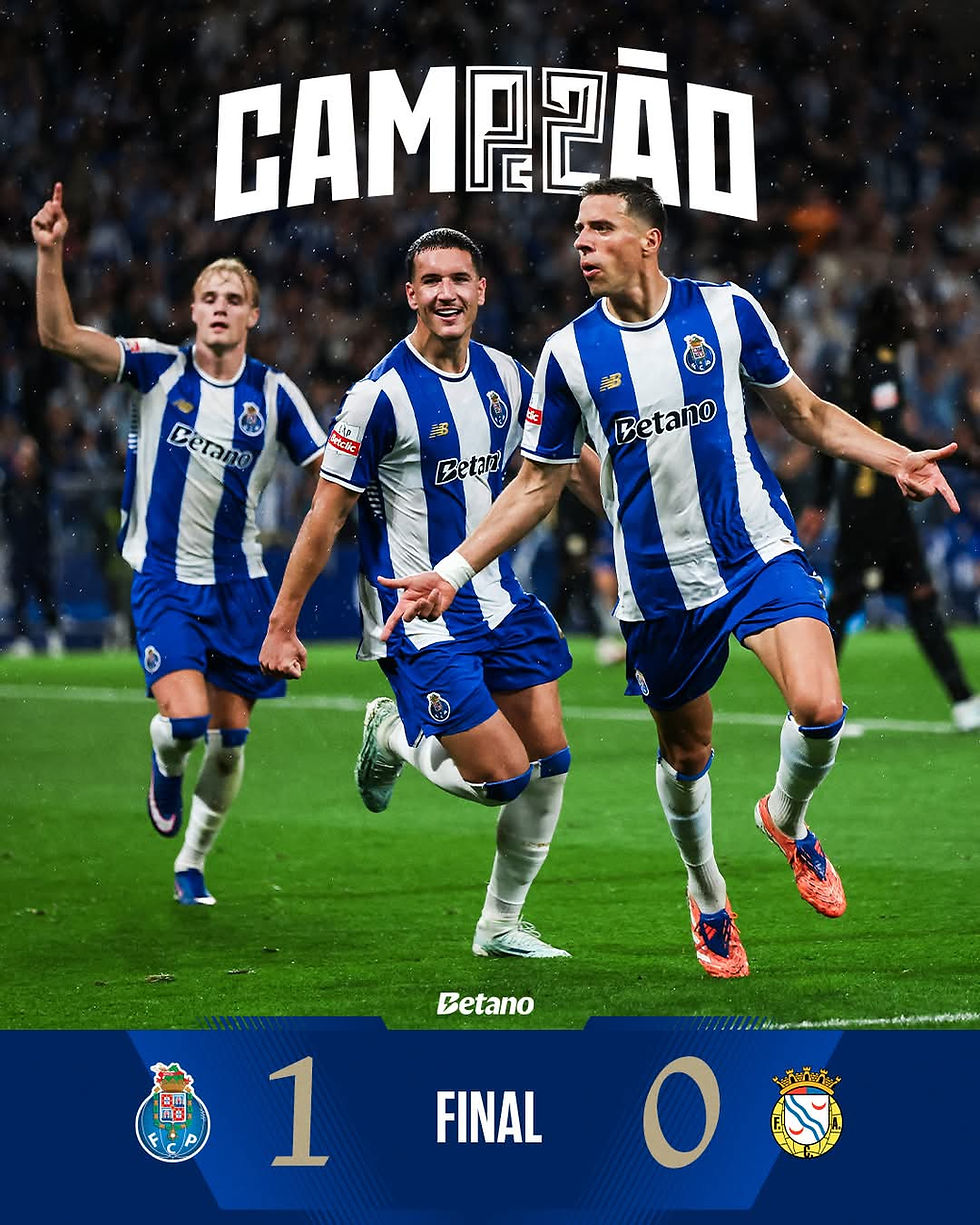 Porto campeão nacional de futebol