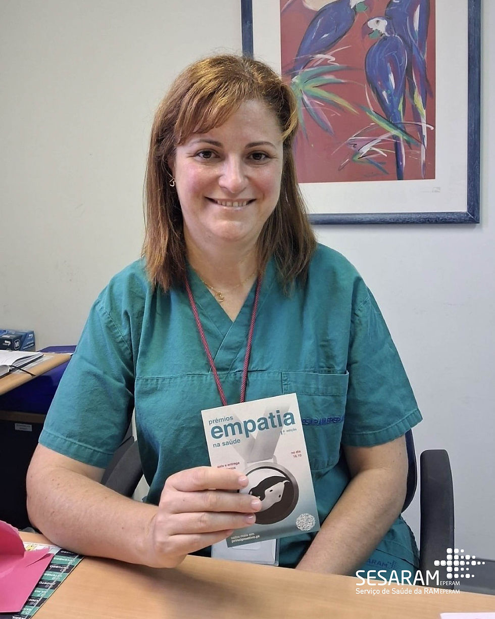 Enfermeira do SESARAM nomeada para prémio "Empatia"