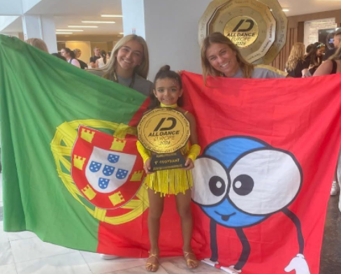 Filha de madeirense campeã da Europa de Dança