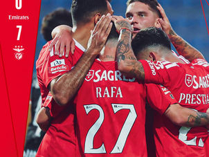 Benfica vence por 7-0 o Casa Pia