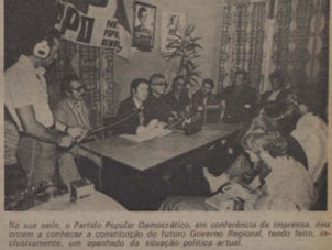 Primeiro Governo Regional apresentado há 50 anos
