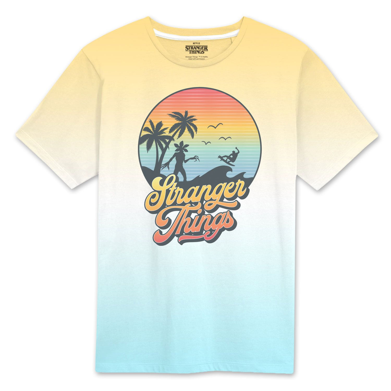 Stranger Things T-Shirt Sunset Circle