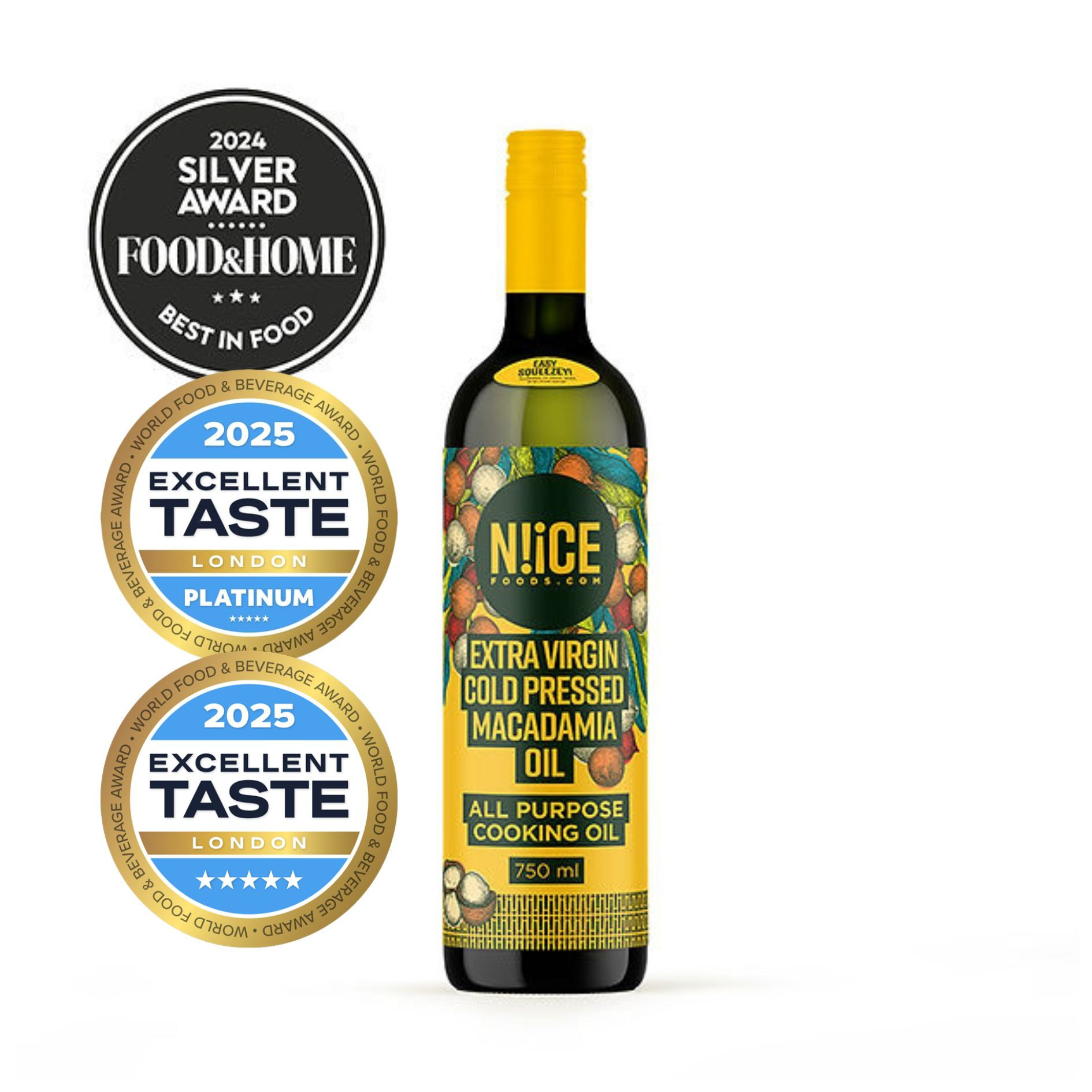 Macadamia Cooking Oil 750ml PET bottle - Single