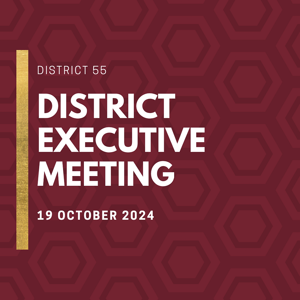 District Executive Meeting