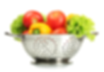 Freshly washed vegetables