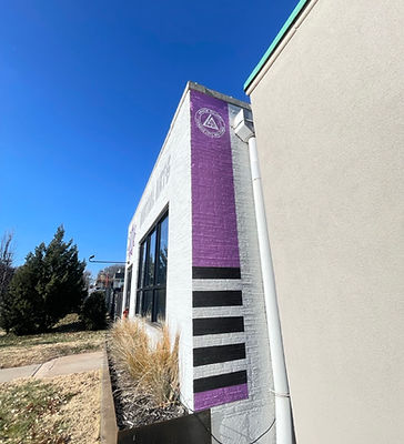 astronomical ink custom hand-painted mural pow martial arts studio Kansas City missouri muralists