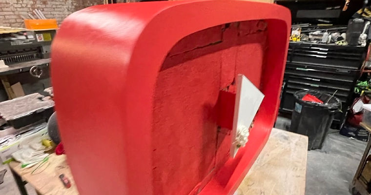 astronomical ink custom built. 3d fixture YouTube TV NFL Draft Kansas City Missouri muralists