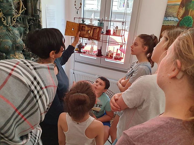 showing examples of assemblage art