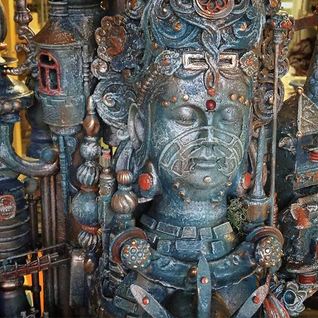 Detail of my temple,_A prop for a short movie appearing in the documentary _a brief history of time travel_,_To be launched in 2016