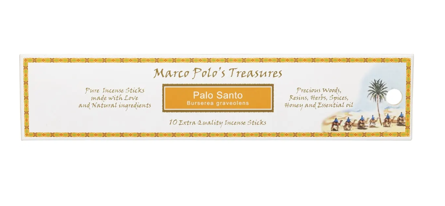 MARCO POLO'S TREASURES ECOCERT Organic Incense Sticks - Palo Santo