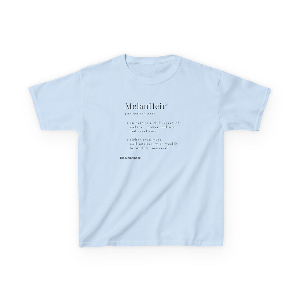 Thumbnail: MelanHeir™ Kids Cotton Tee 