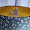 Miniature : Abat-jour tissu japonais/intérieur doré