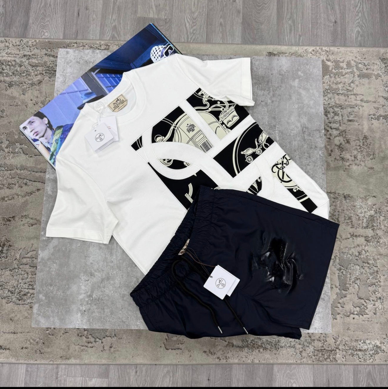 HMES Full Set - White/Navy