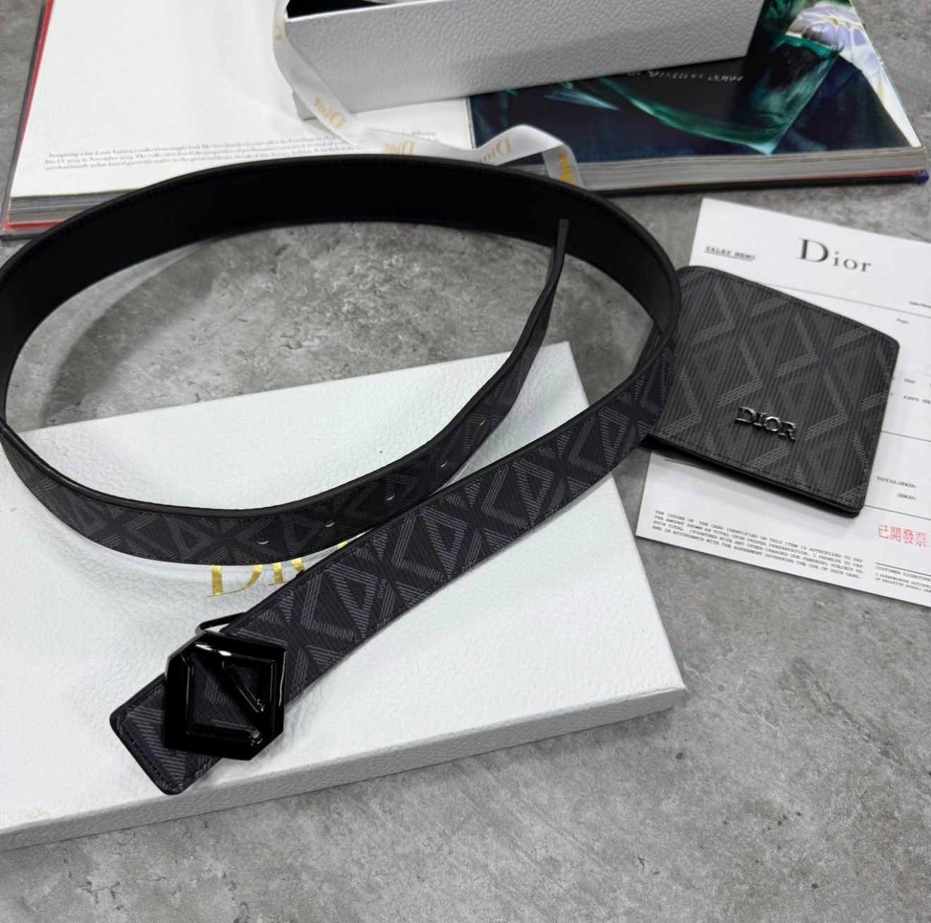 CD Belt and Wallet Set