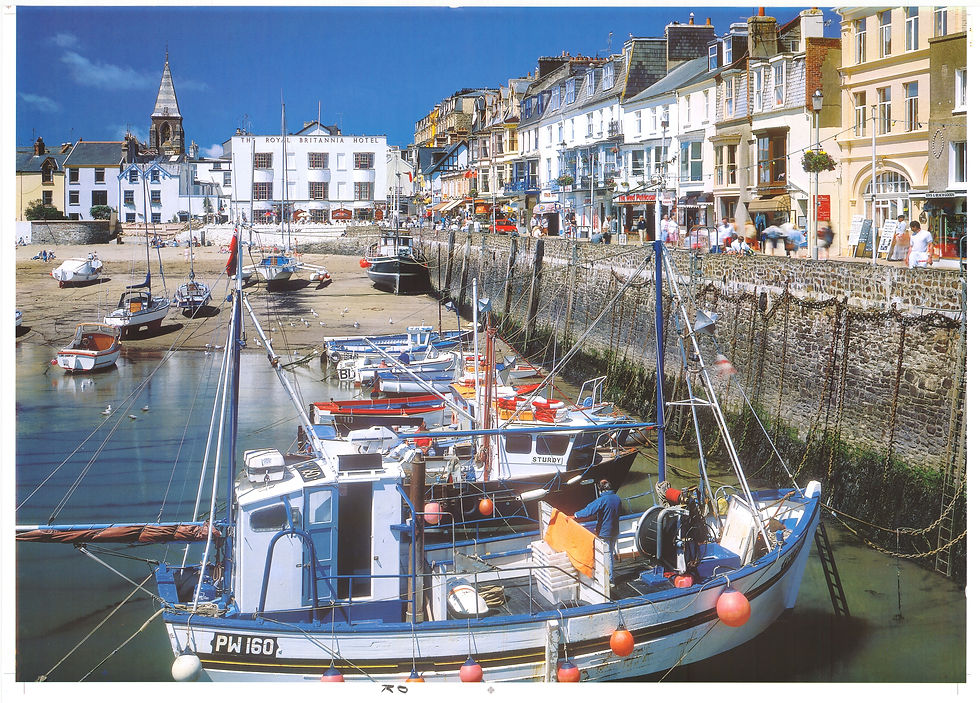 ilfracombe harbour jigsaw puzzle by grovely puzzles